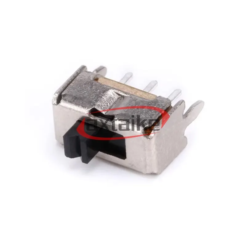 20PCS SS12D07 1P2T Handle high 2mm 3mm 4mm 5mm 6mm 5 / 3 Pin With Fixed Feet Vertical Adjustable Power Toggle Switch