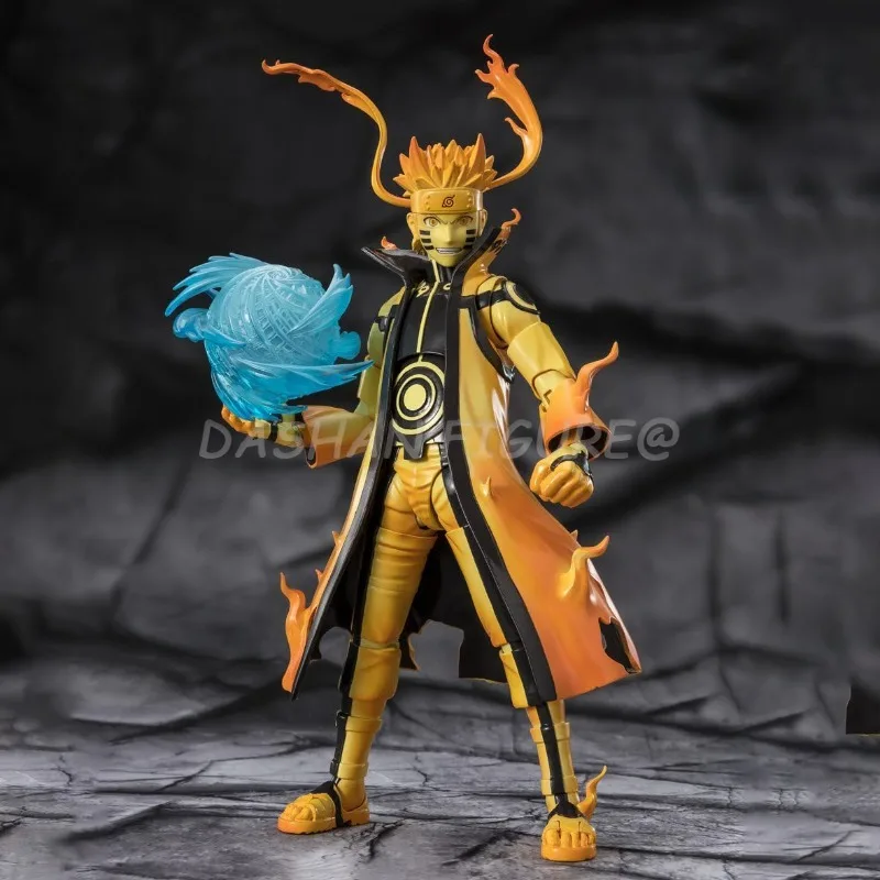 NARUTO Shippuden Action Figure SHF Uzumaki Naruto Kurama Figures 16cm Anime Rasengan Movable Model Toys Desktop Ornaments Doll