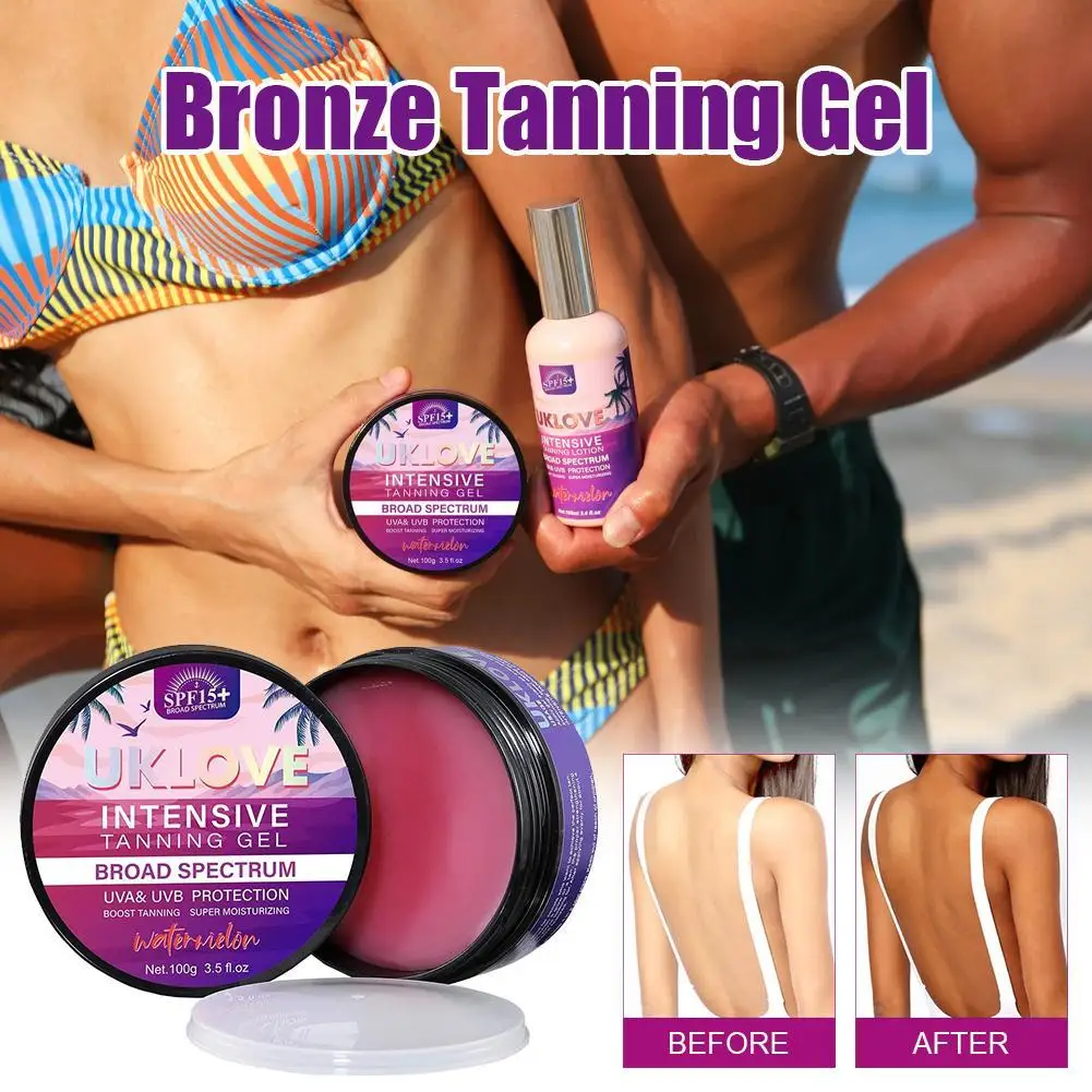 Crema de bronceado corporal para hombres y mujeres, Gel de bronceado de bronce corporal rápido, nutritivo para la piel, colorante de bronce ennegrecimiento