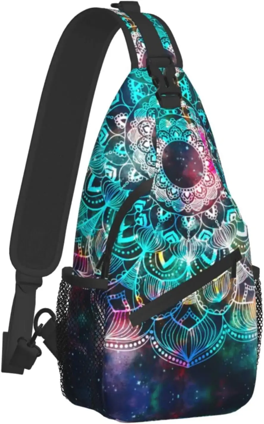 Mochila cruzada para hombre y mujer, bolso de pecho de viaje, informal, para deportes al aire libre, correr, senderismo