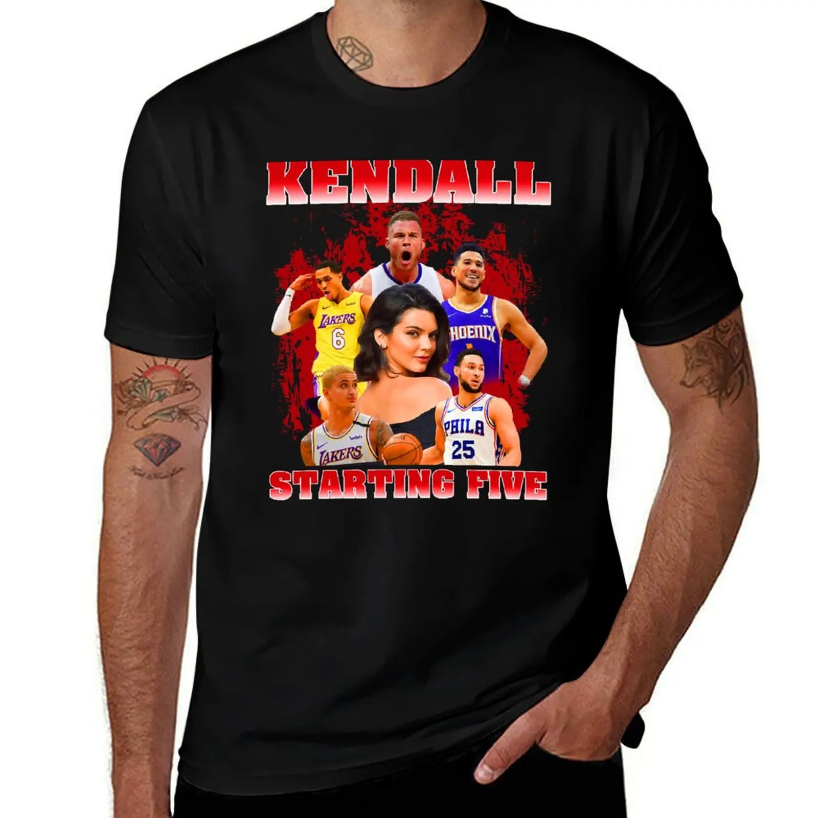 

kendall starting five 5 funny homor sarcasm T-Shirt funny t shirts cotton funny t shirts dark humor T-Shirt