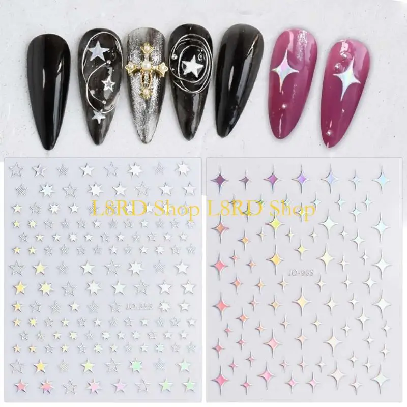 L8RD Colorful Decals Set Of 12 Sheets Stickers For Long Lasting Designs
