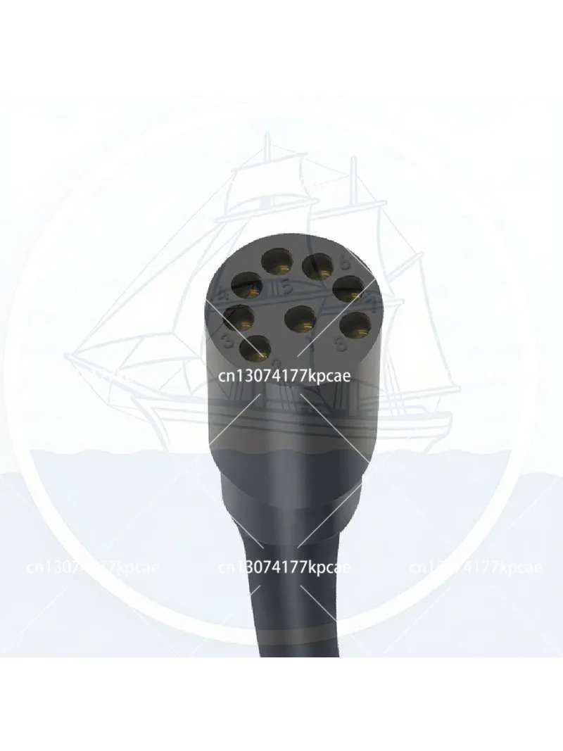 MCIL8F Circular IP69K Waterproof Connector, Underwater Watertight Subsea Connection Accessory