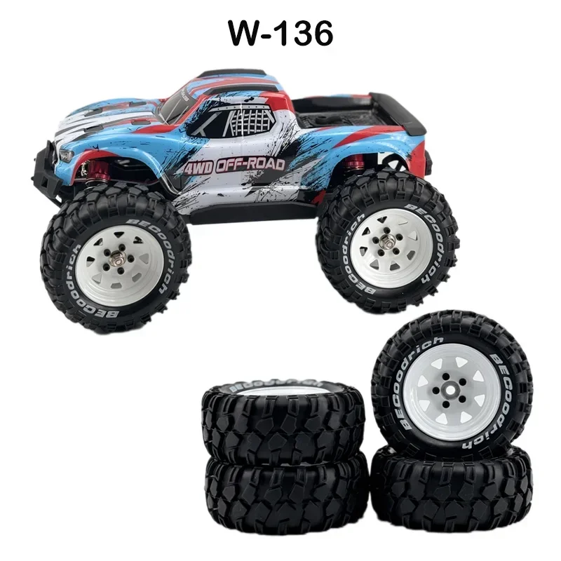 

RS RC 1.9" Rubber Tires Beadlock Wheels Rims for 1/10 RC Crawler Car Trxs TRX4 Axial SCX10 90046 90047 MST HSP Redcat Gen8