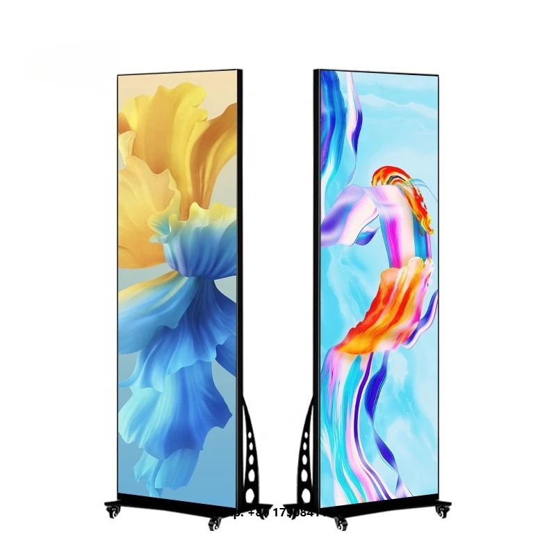 P1.86 LED Display Panel LED Poster Frame, Car LED Poster 640x1920mm