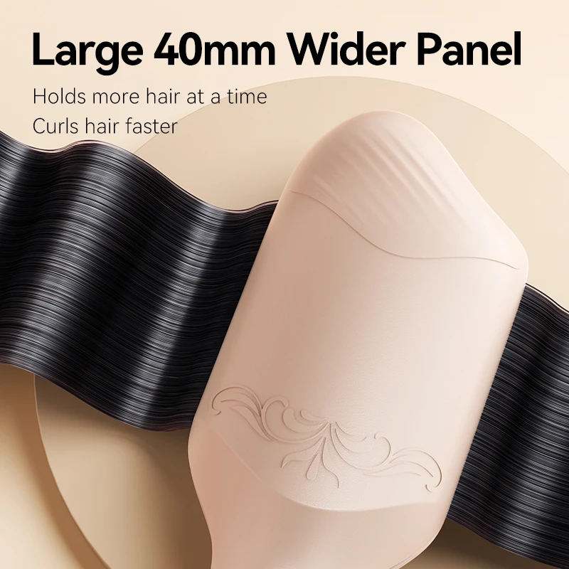 음이온 40mm 딥 웨이브 헤어 크림퍼