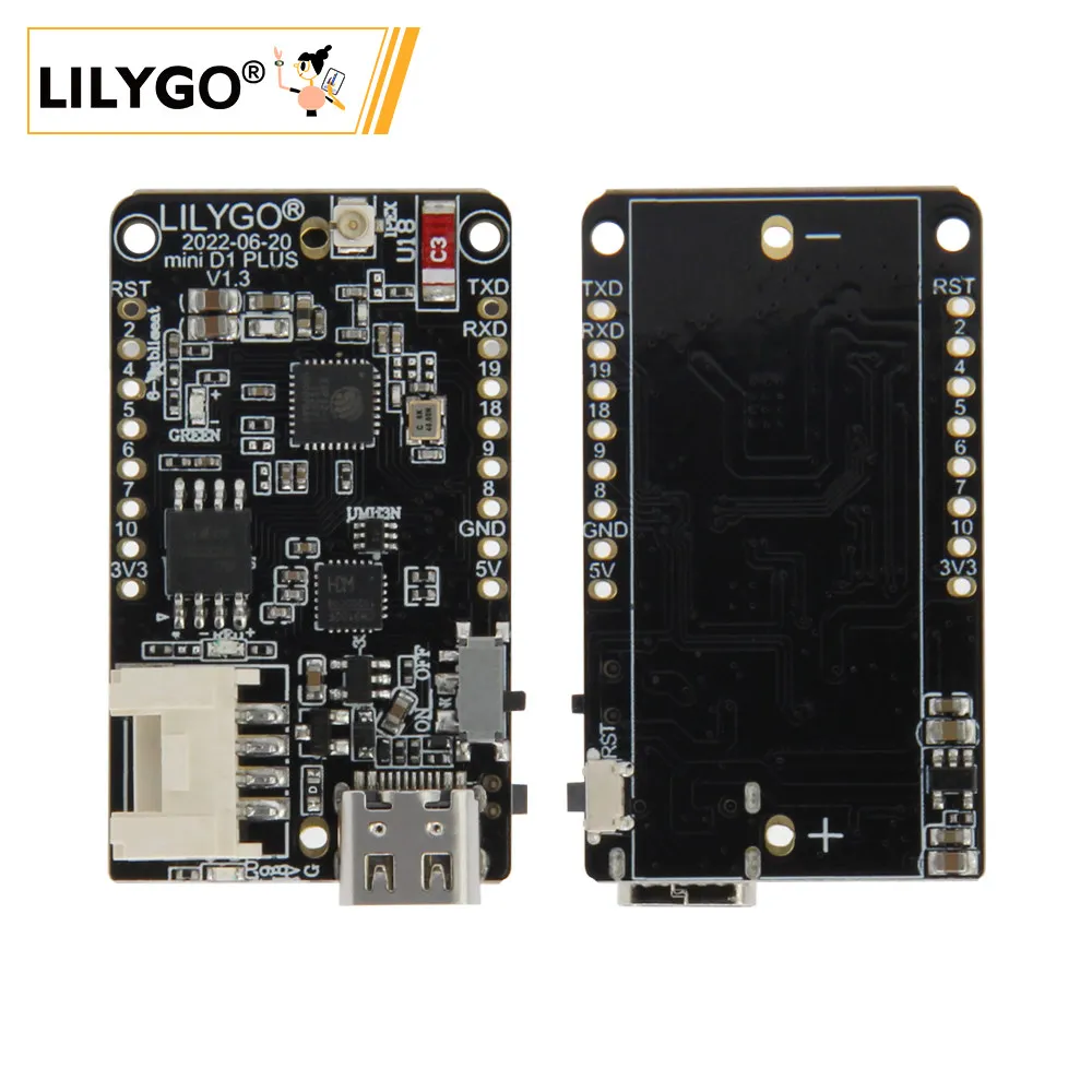 LILYGO T-OI PLUS RISC-V ESP32-C3 MCU supports WiFi Bluetooth 16340