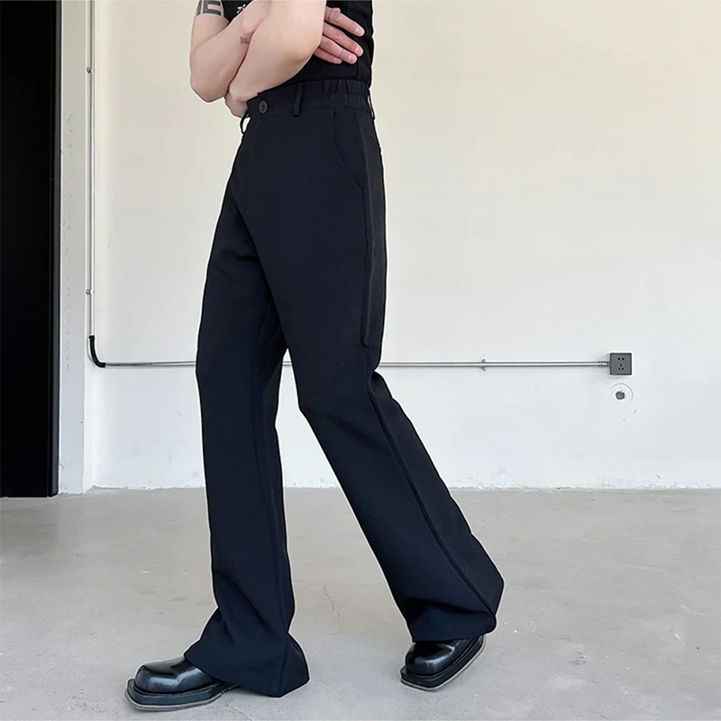 Iefb Nieuwe Koreaanse Mode Leisure Bell Bottoms Mannen Broek Persoonlijkheid Stijl Veelzijdige Trend 2023 Effen Kleur Eenvoudige Mannelijke Broek