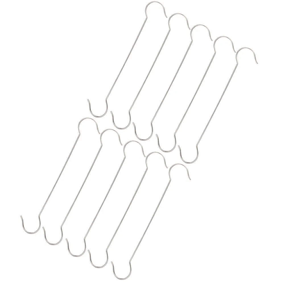 

10pcs Garden 30cm Stainless Steel Heavy Duty Plant Hangers Outdoor Bird Feeder Hooks Tree Branch Lantern Hooks Storage