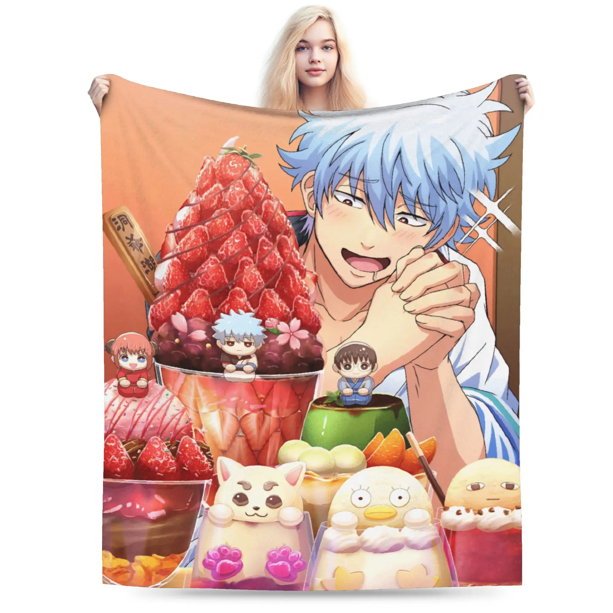 

GINTAMAs Flannel Blanket Winter Warm Soft Throw Blanket for Children Bedroom Fashion Bedspread Sofa Bed Cover