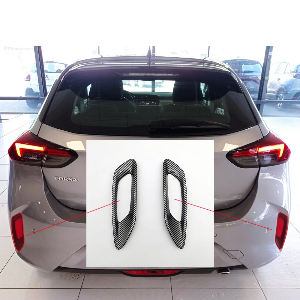 Dekorative Abdeckplatte für Nebelschlussleuchte des Opel Corsa