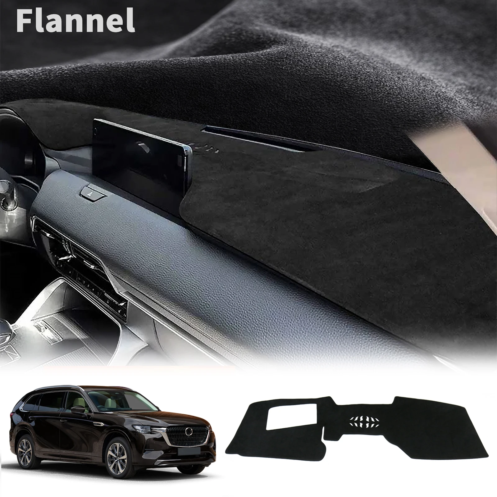 

Car Dashboard Pad Cover for Mazda CX-80 CX80 2024 2025 2026 Non-Slip Dash Mat Dashmat Sunshade Protective Carpet Accessoriesr