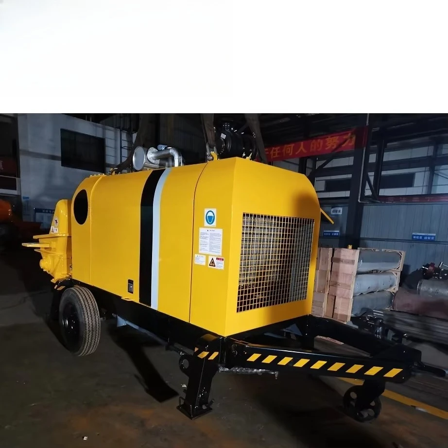 Concrete Stationary Pump Trailer Pump Tailor-Made Customized Made YG 40m3/h Mobile Trailer Mounted
