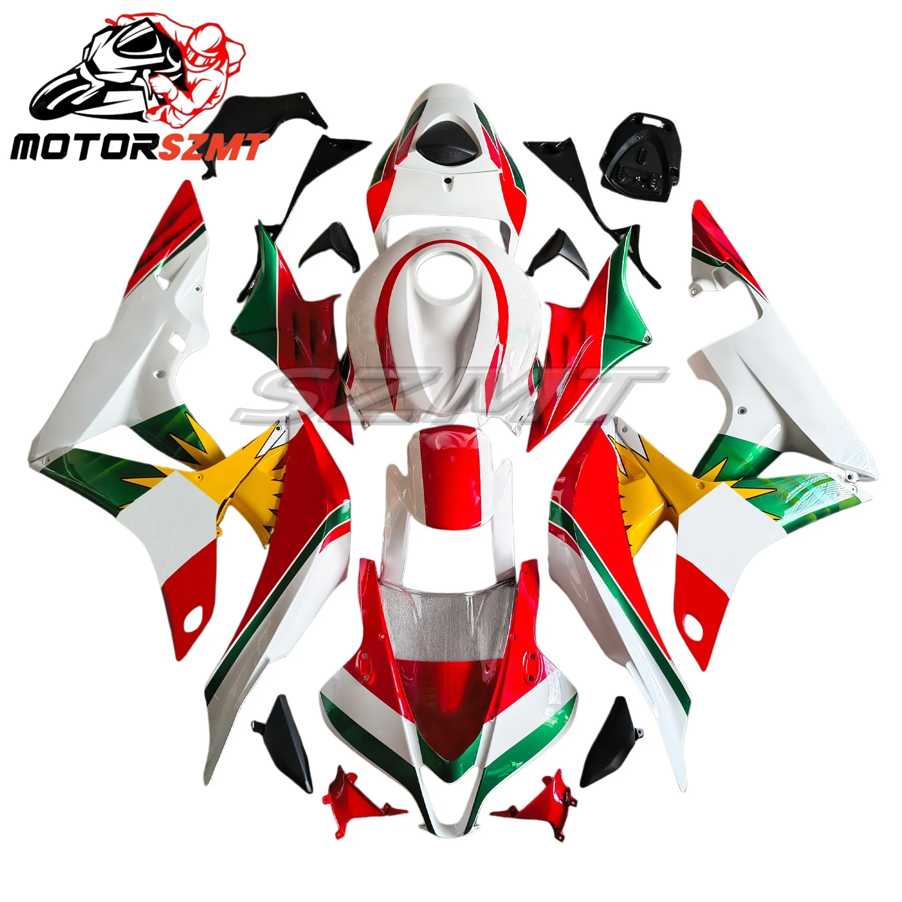 Motorcycle Fairings Kit for HONDA CBR600RR F5 2007 2008 FOR CBR 600RR 07 08 Injection Hot Red Fairing Bodywork Set