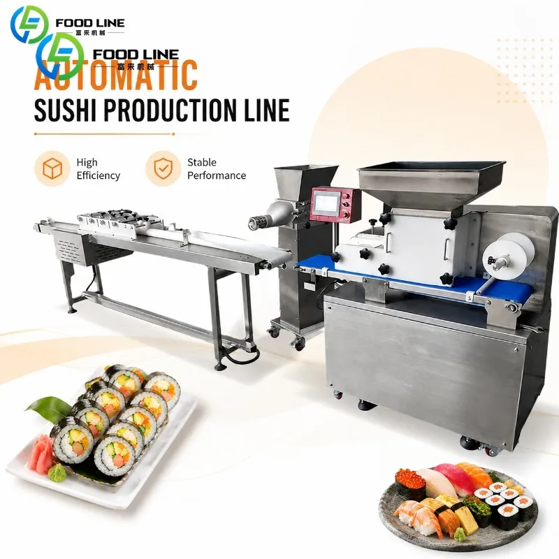 Restaurant Automatic Desktop Sushi Roll Machine Sushi Maki Robot Sushi Rice Sheet Machine