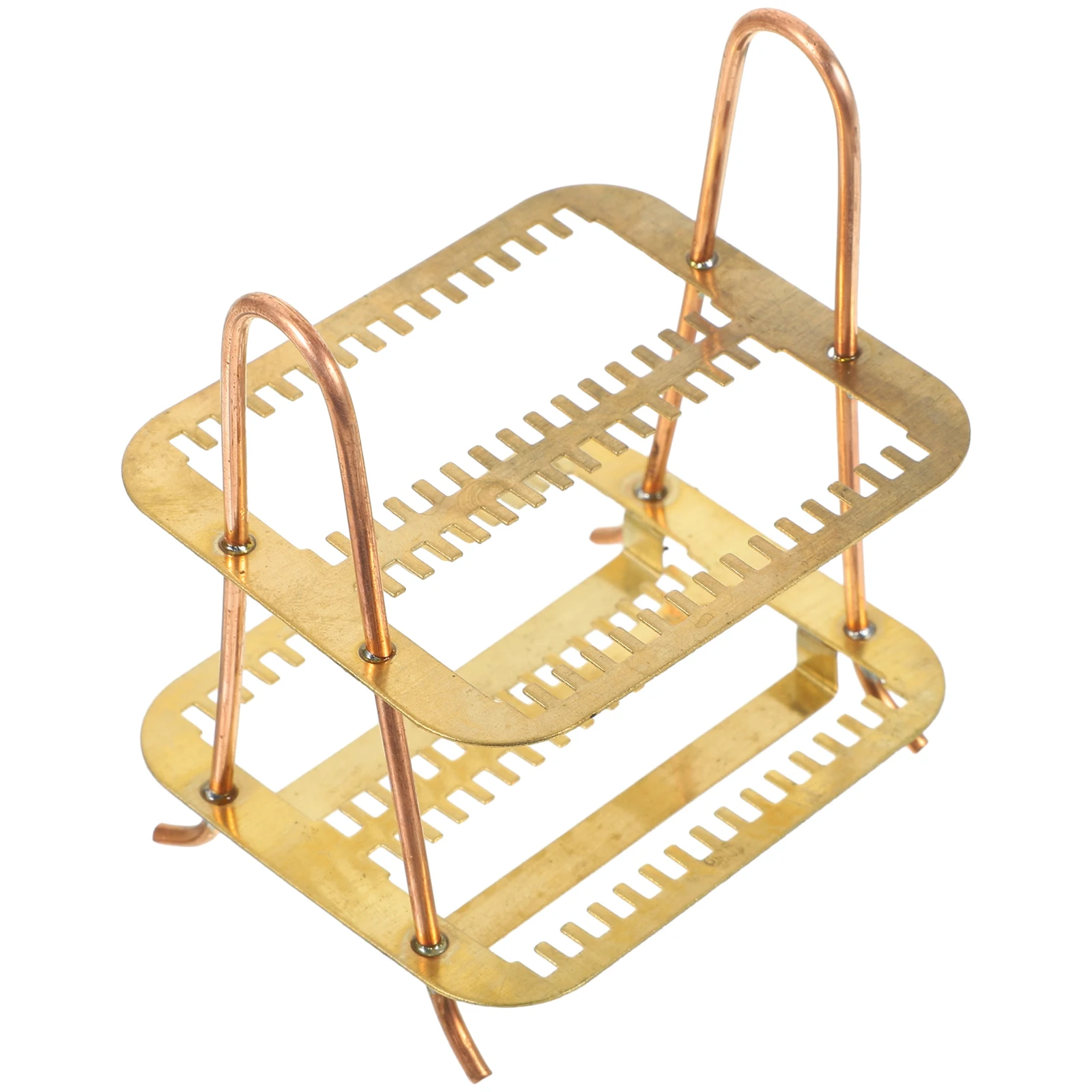 

Dyeing Rack Microscope Slides Staining Storage Holder Specimen Copper Laboratory for Experiments