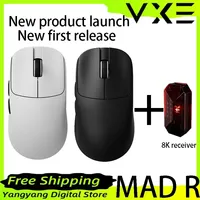 VGN VXE MAD R MAJOR wireless dual-mode gaming e-sports mouse PAW3395/3950 36g non-porous lightweight ergonomic mouse