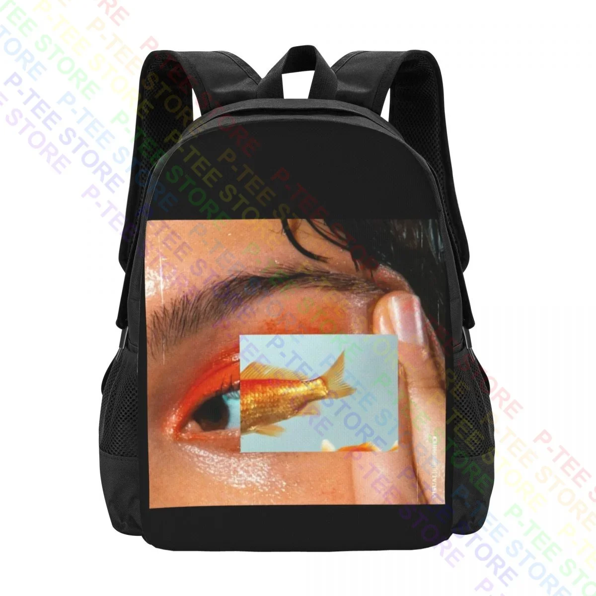 Fish Eyes Harajuku Aesthetics Hip Hop Fashion TumblrBackpack Large Capacity Print Eco Friendly