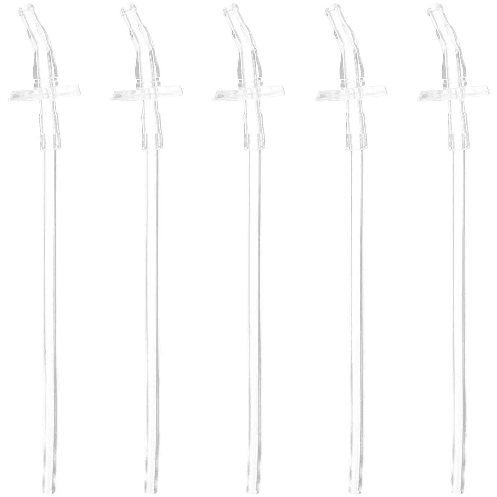 5Sets Baby Cup Straw Accessories Silicone Reusable Flexible Straws Dishwasher Safe for Water Bottle Smoothies Cold Hot Drinks