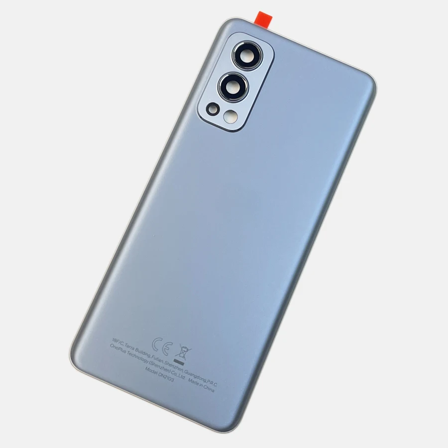 Back Glass Replacement For OnePlus Nord 2 5G DN2101, DN2103 Battery Cover Rear Door Housing Panel Case Camera Lens Parts