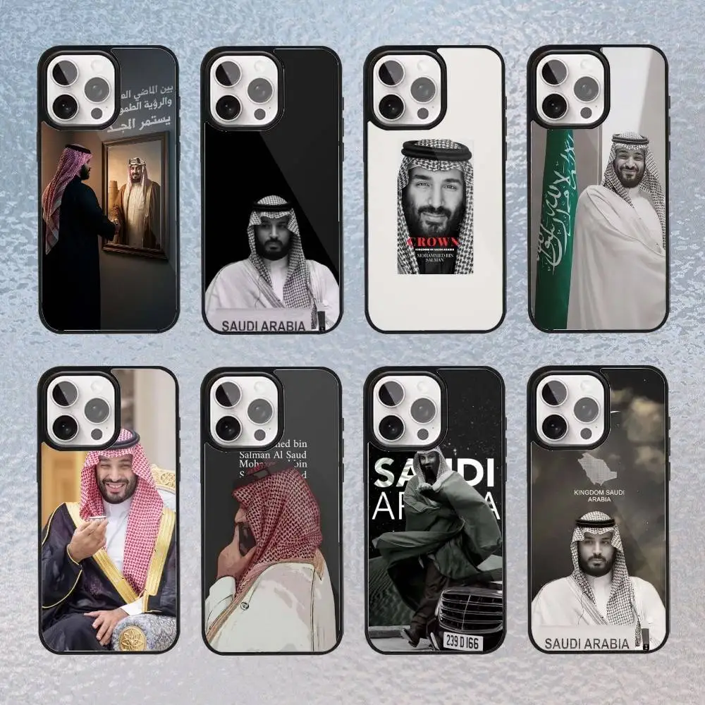 

Salman of Saudi Arabia Phone Case for iPhone 17,16,15,14,13,12,11 Plus,Pro Max Magnetic Wireless Charging Cover
