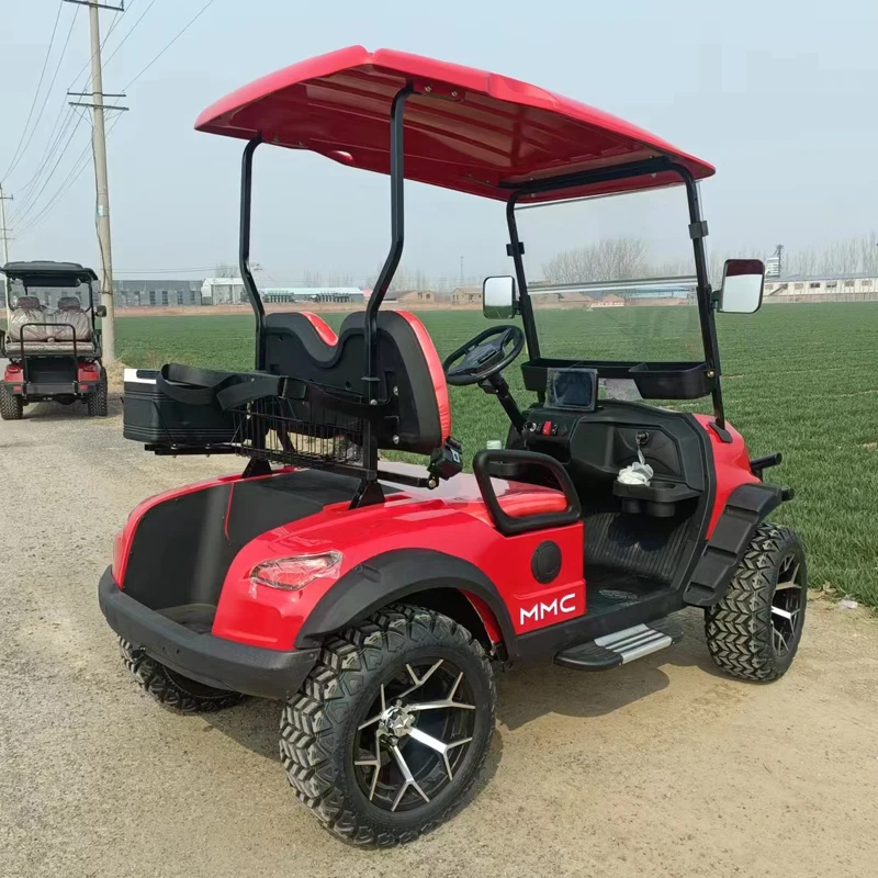 MMC New Design Mini Customized 60V Lithium Battery Electric 2 Person 2 Seater Golf Carts On Sale