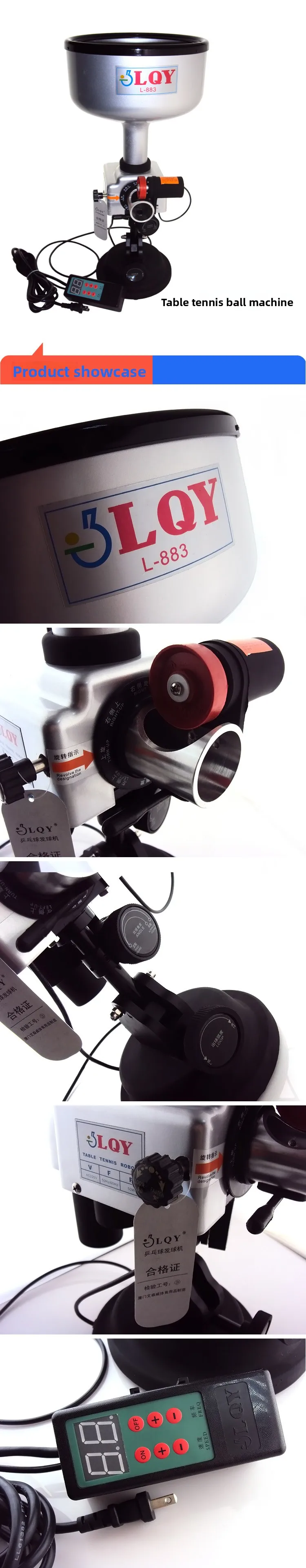 Automatic Table Tennis Serve Machine Free Pick-up Device Does Not Include Net Racquet Sports Pingpong