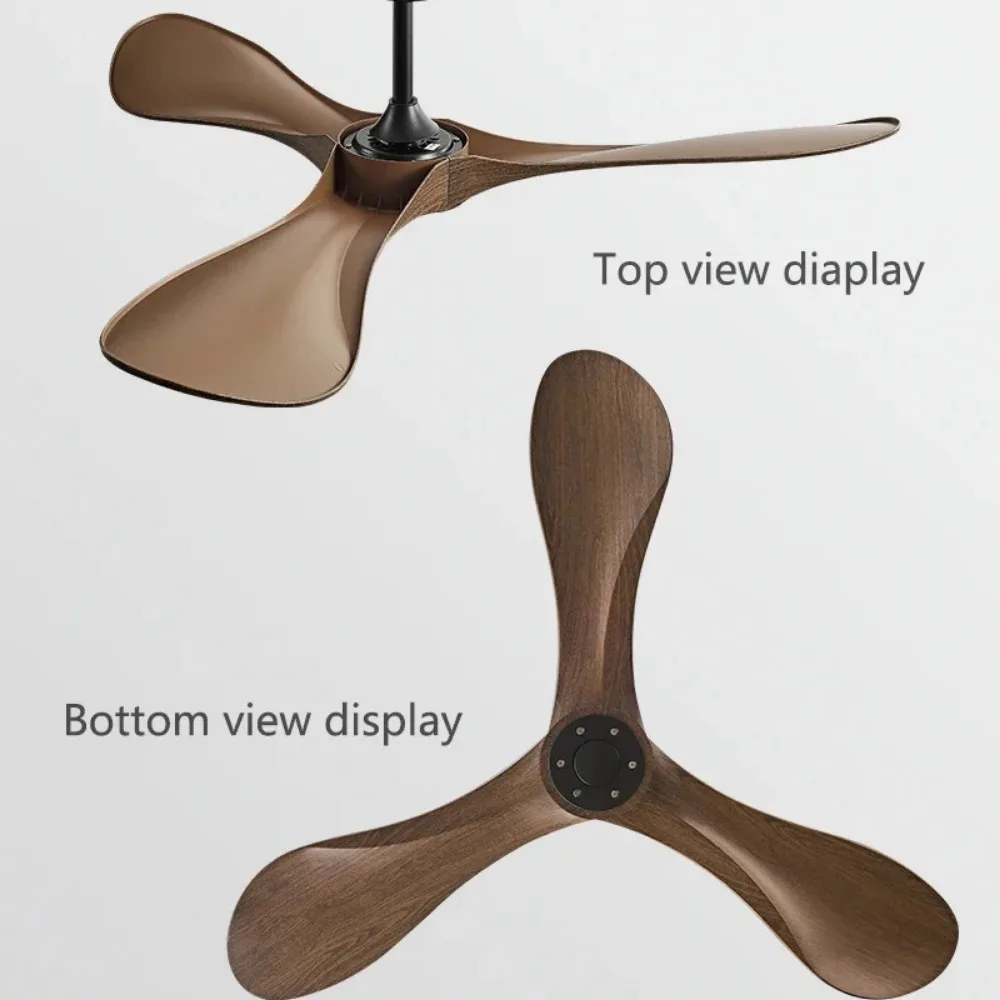 Ceiling Fan Ligh 42/52 Inch 3 Blade DC 85V - 260V DC Motor Decorative Ceiling Fan Ventilator Light Remote Control