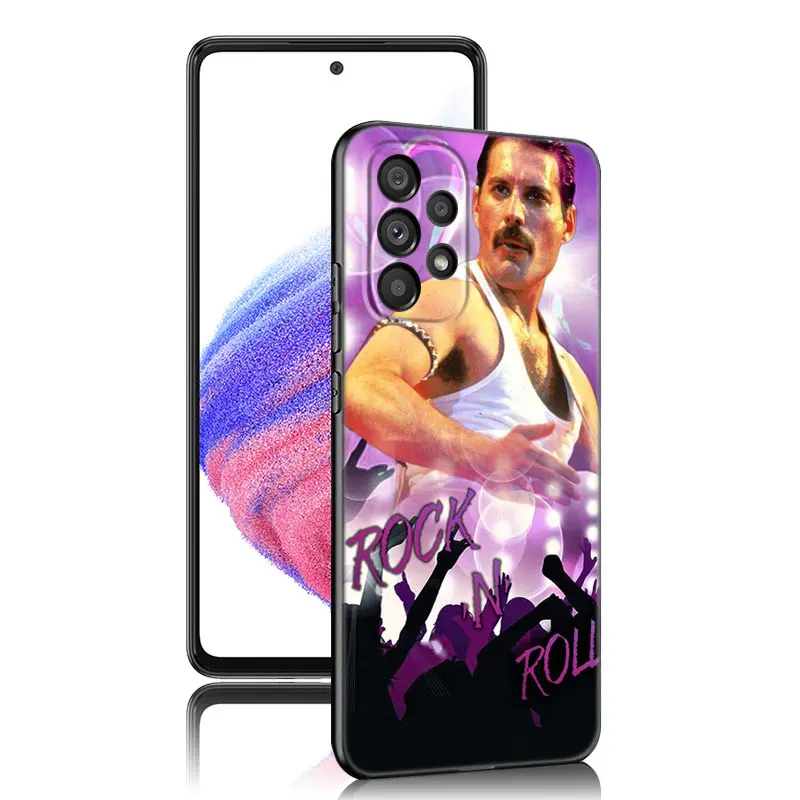 Freddie Mercury band Case For Samsung A13 A22 A24 A32 4G A23 A25 A34 A35 A52S A53 A54 A55 A73 5G A12 A14 A15 A31 A33 A50 A51 A72