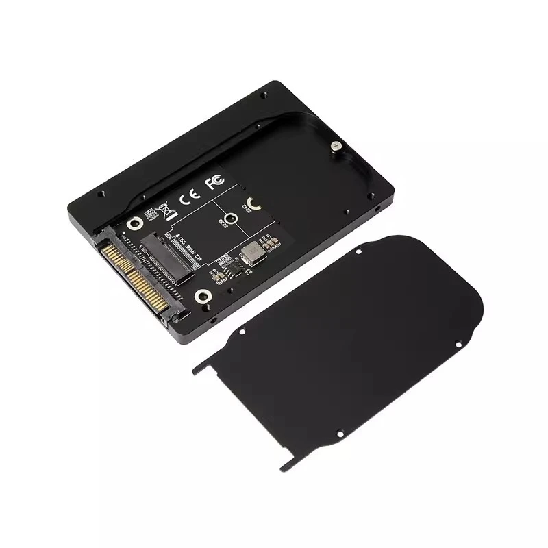 

PCIe 3.0 NVMe M-Key M.2 to U.2 Adapter Card SFF8639 Full Aluminum 2.5" U.2 SSD Enclosure