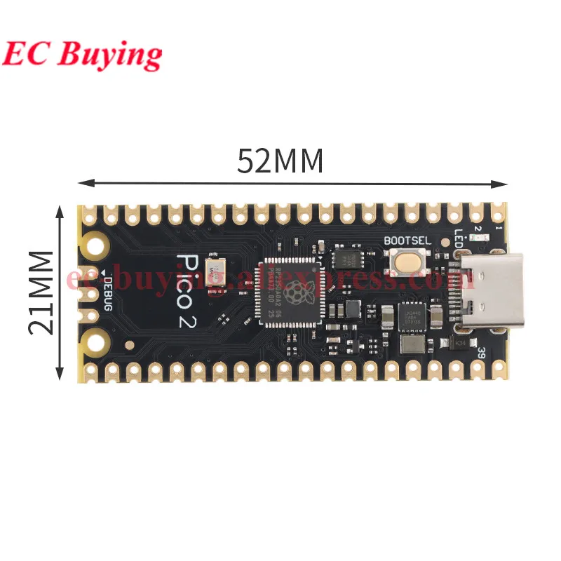 RP2350-Zero Raspberry Pi Pico2 Pico 2 Mini płytka rozwojowa moduł 150MHz dwurdzeniowy mikrokontroler RP2350A interfejs Type-C — zdjęcie produktu 3
