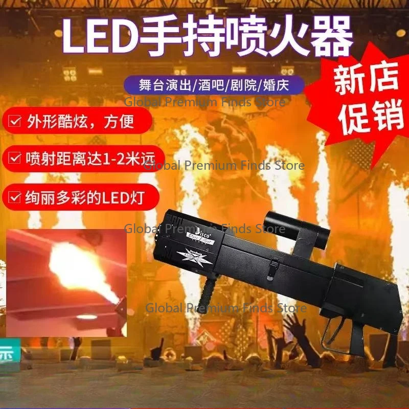 Stage handheld flame thrower DJ bar special effects equipment scenic play atmosphere prop flame machine