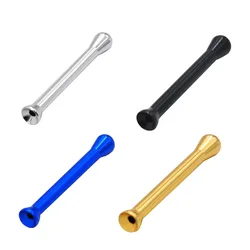 Tubo de Metal multicolor de alta calidad, Pajita, Gadget genial para hombres