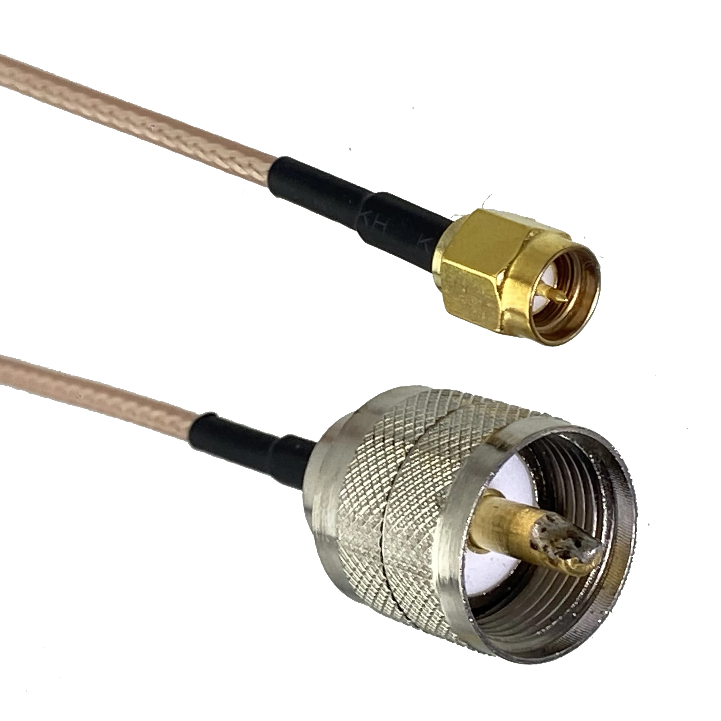 RG316 Kabel Uhf PL259 Stekker Rechte Naar Sma Male Connector Rf Jumper Pigtail 4 Inch ~ 10M