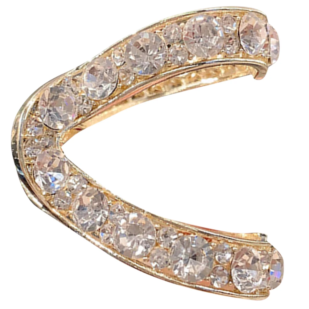 

Full Diamond Claw Clip High Ponytail Hair Accessories Rhinestone Alloy Durable Grip For Women Thin Thick Hair Stylish Daily Use