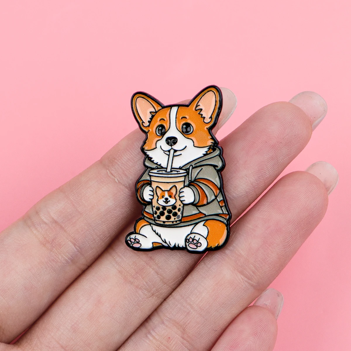 Cute Monkey Enamel Pin Cartoon Bear Brooch For Coat Women's Brooches Fashion Lapel Badges Jewelry Gift for Friends view 4