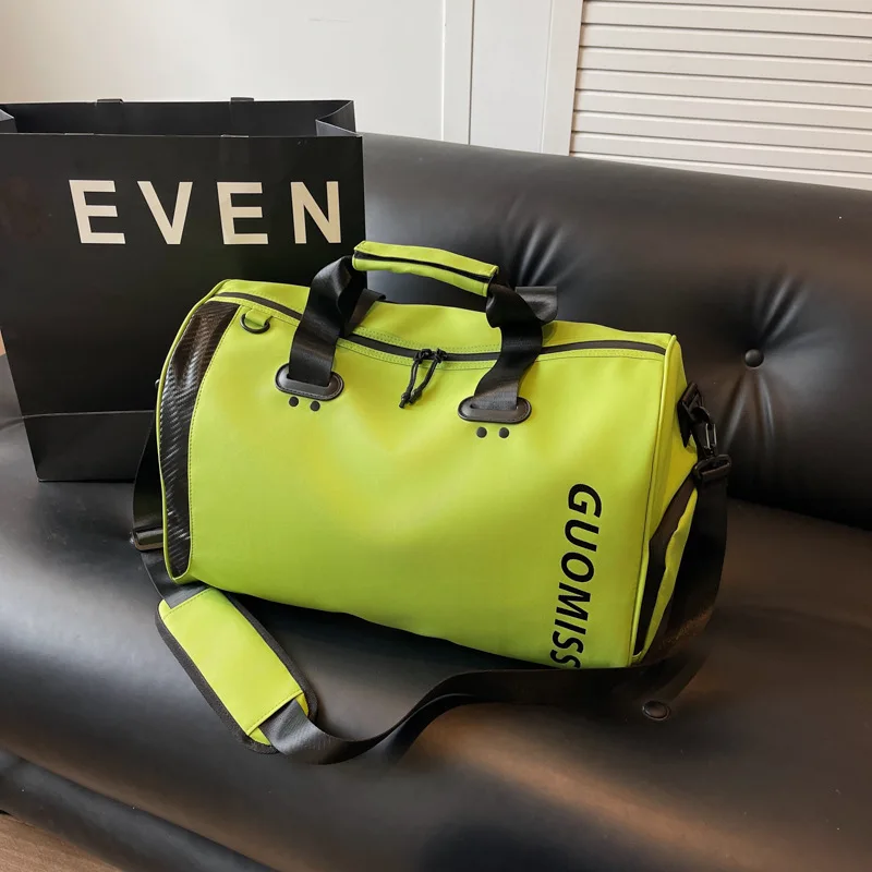 2026 Travel Bag Dry Wet Seperation Sporting Garment Bag Unisex Foldable Handheld Single Shoulder Hanging Travel Bags Gym Handbag