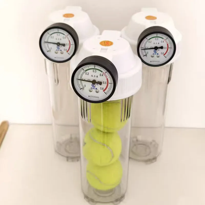 Tennis Pressure Tank, Pressurization Tank, Pressure Bottle High-Pressure Oxygen Chamber Can Accommodate 4 Tennis Ball Air Pumps