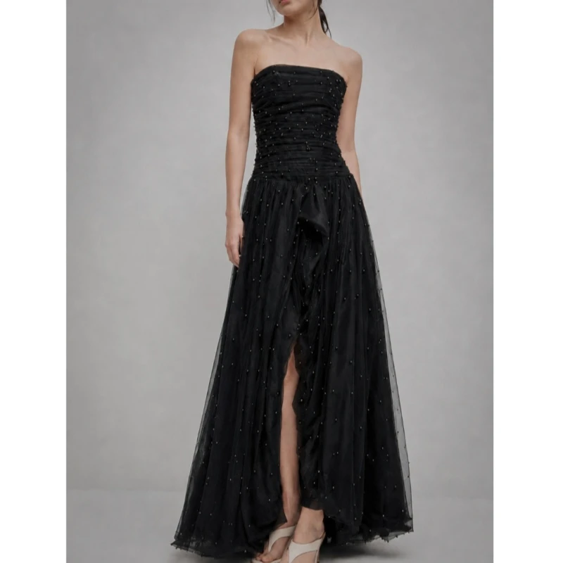abiti-in-tulle-con-perline-per-occasioni-formali-nuovo-abito-da-festa-lungo-a-trapezio-senza-spalline-con-spacco-elegante-abito-da-sposa-semplice-personalizzato