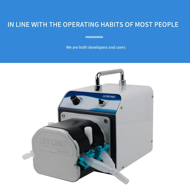 High flow rate for Laboratory use 6000ml/min Peristaltic Pump Adjustable Reversible