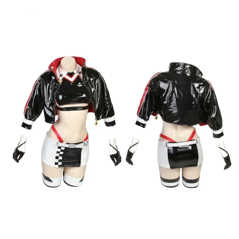 

Azur Lane KMS Prinz Eugen Racing мотоциклетный костюм для женщин костюмы на Хэллоуин гоночная королева аниме косплейb; 4.f'7;j,3'