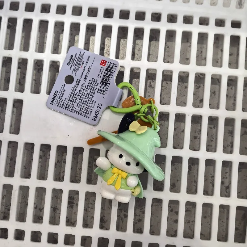 MINISO名創優品 サンリオ マジックストーリーシリーズ キーホルダー ハローキティ キーホルダー かわいいアニメ ハンギングチェーン ドール カップル バックパック キーホルダー 女の子へのプレゼント