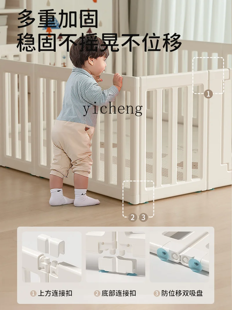 Tqh Baby Game Hek Baby Kinderen Beschermende Rooster Vloer Kruipmat Klein Appartement Woonkamer Interieur Huishouden