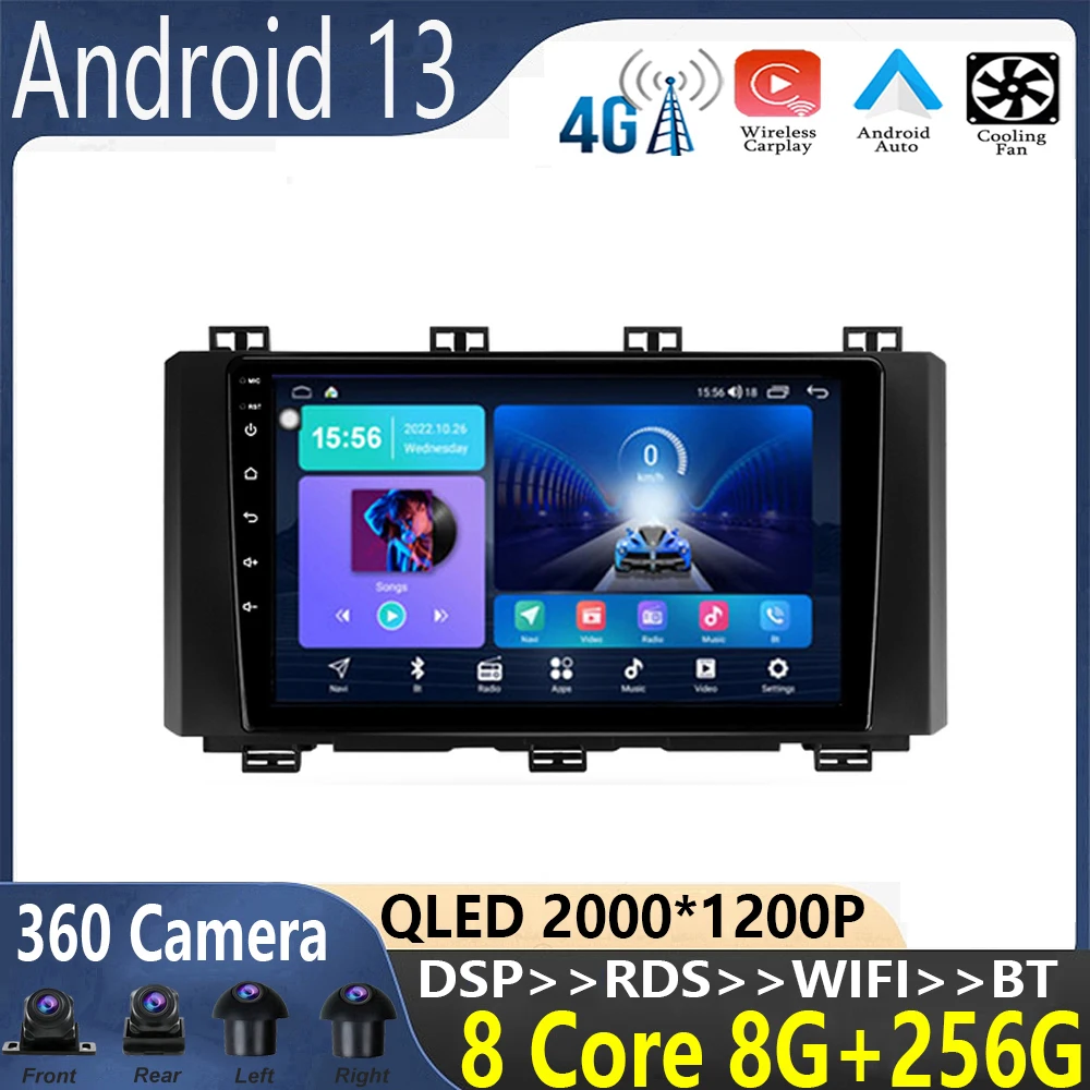 

9 inch android 13 For Seat Ateca Cupra 2016-2021 Car Radio Multimedia Video Player Navigation auto wireless adapter GPS tv box