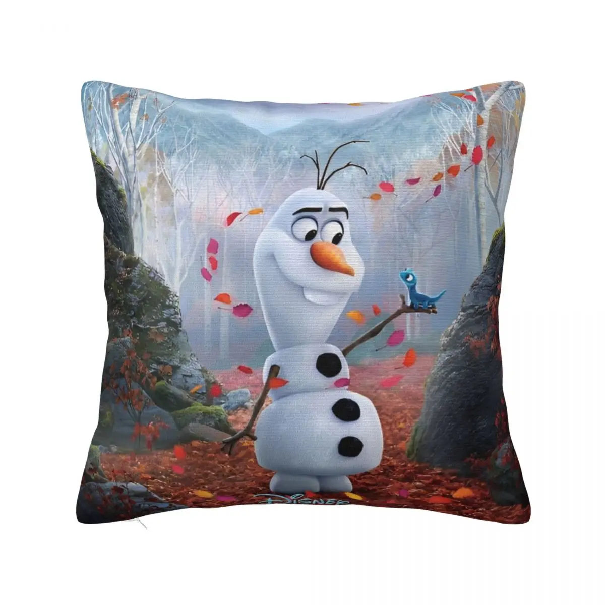 Frozen Elsa Princess Olaf Cute Pillowcase Printing Cushion Cover Decor Cartoon Throw Pillow Case Cover Home 40X40cm