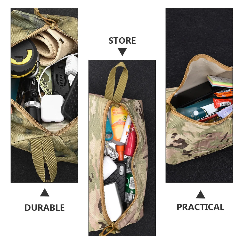 

1Pcs Fitness Storage Bag Oxford Cloth Compact Lightweight Large Capacity for Outdoor Travel Hiking Picnic Multipurpose Sundries