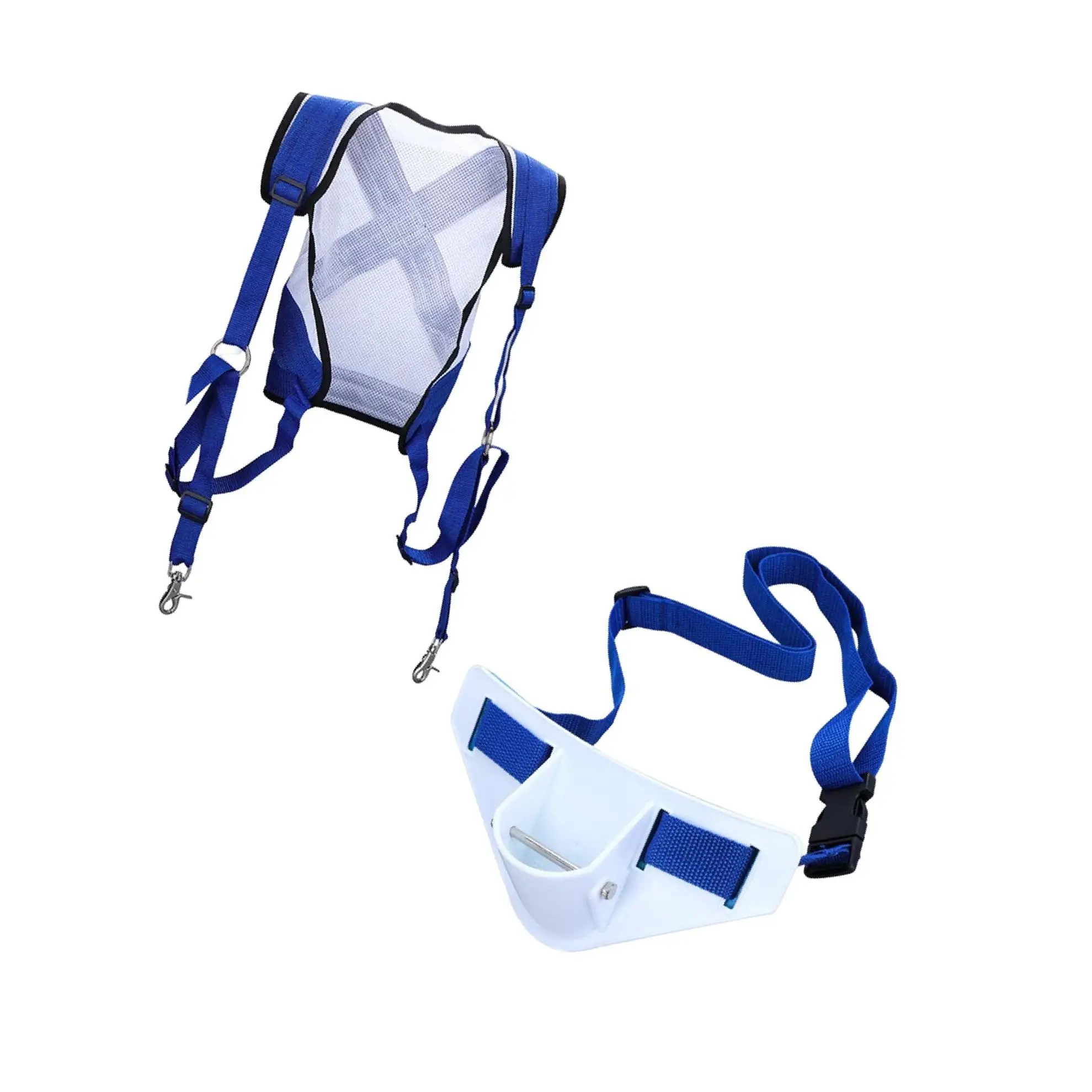 Fishing Rod Holder Belt Adjustable Accessories Waist Belt Fishing Vest Set