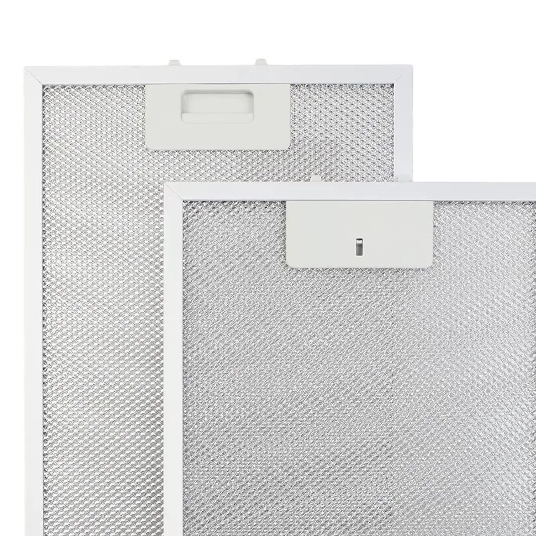 2PCS Aluminum Metal Mesh Grease Filter 330x230x9mm For Range Hood Vent Extractor Air Quality Improvement Home Kitchen Parts