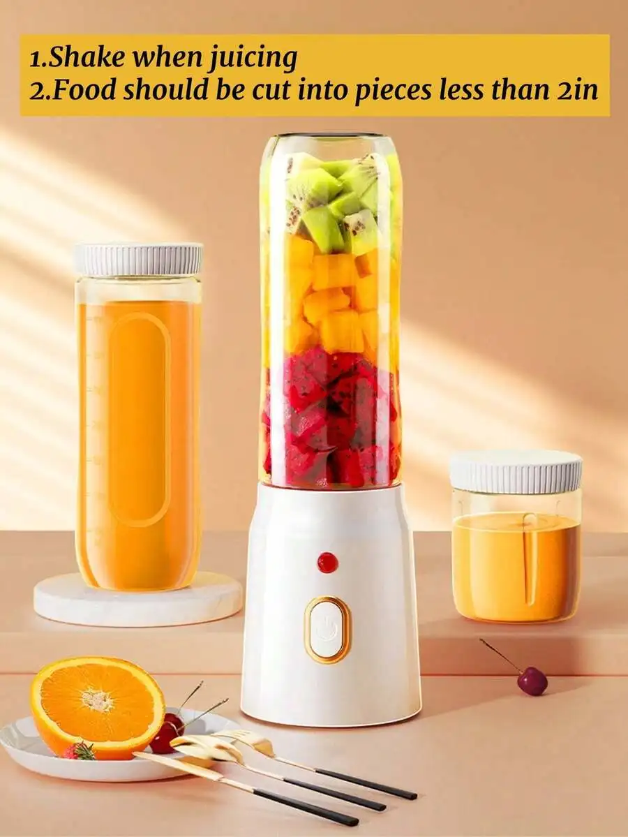 1pc Portable Rechargeable Juicing Cup, Multi-Function Juicer For Home Use, Rechargeable Portable Mini Juice Cup, Juice Cup, Elec