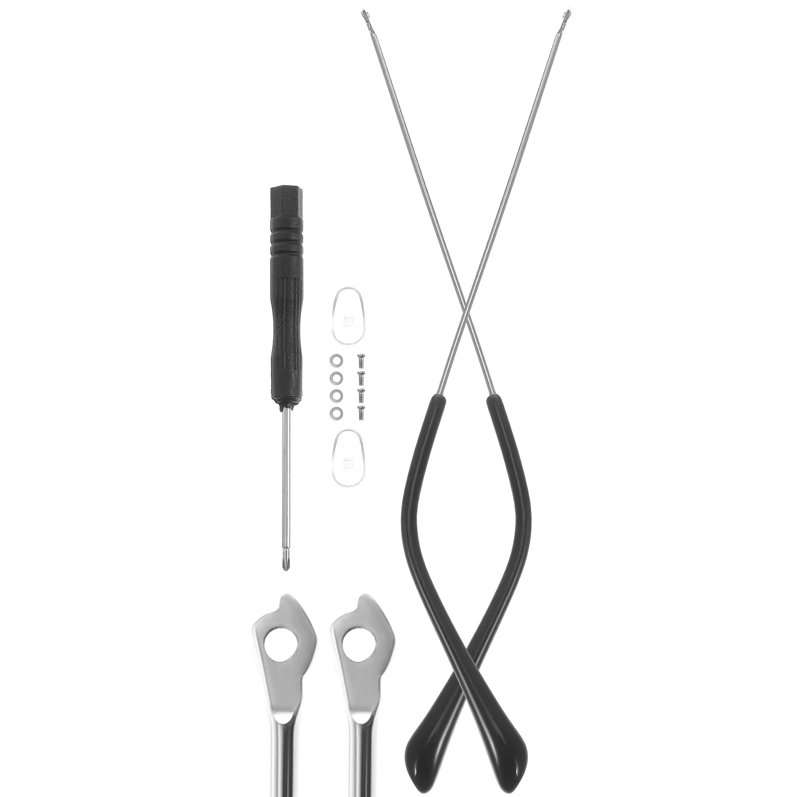 

1Pair Replacement Eyeglasses Temples Universal Alloy Glasses Arm Legs Lightweight for Sunglasses Eyeglasses Repair